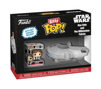 Funko Bitty POP! Rides Star Wars: Han Solo w/Millenium 3cm