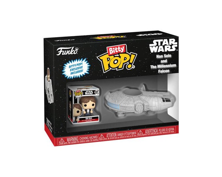 Funko Bitty POP! Rides Star Wars: Han Solo w/Millenium 3cm