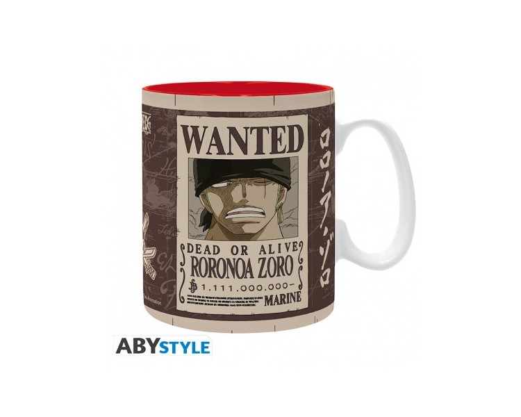 One Piece Tazza 460ml Subli: Zoro Wanted