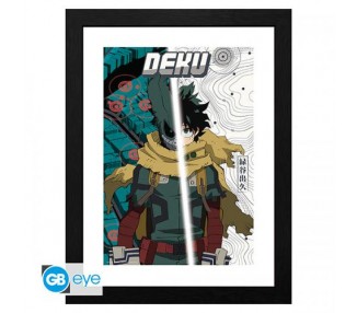 My Hero Academia Framed Print: Dark Deku 30x40cm