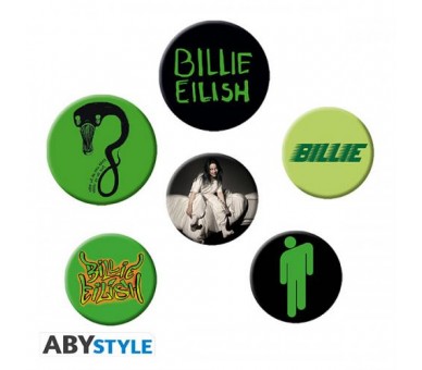 Billie Eilish Pin Spilla Badge Pack: Mix 3cm