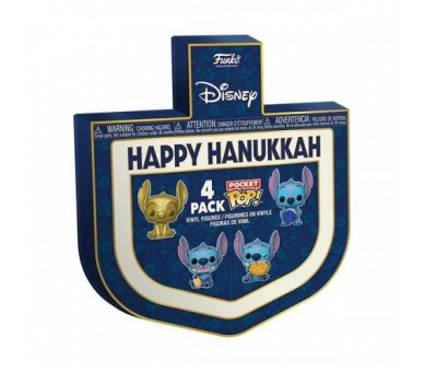 Funko POP! Disney: Stitch Happy Hanukkah Pocket 4PK