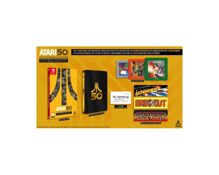 Atari 50: The Anniversary Celebration Expanded Steelbook Ed