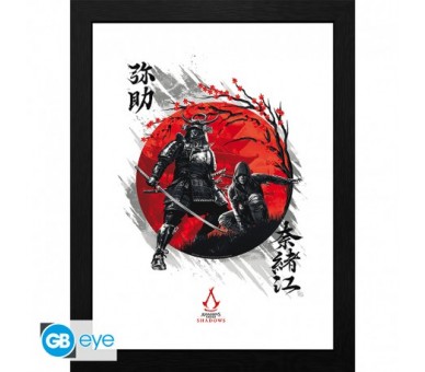 Assassin's Creed Framed Print: Shadows Yasuke/Naoe (30x40)