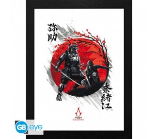 Assassin's Creed Framed Print: Shadows Yasuke/Naoe (30x40)