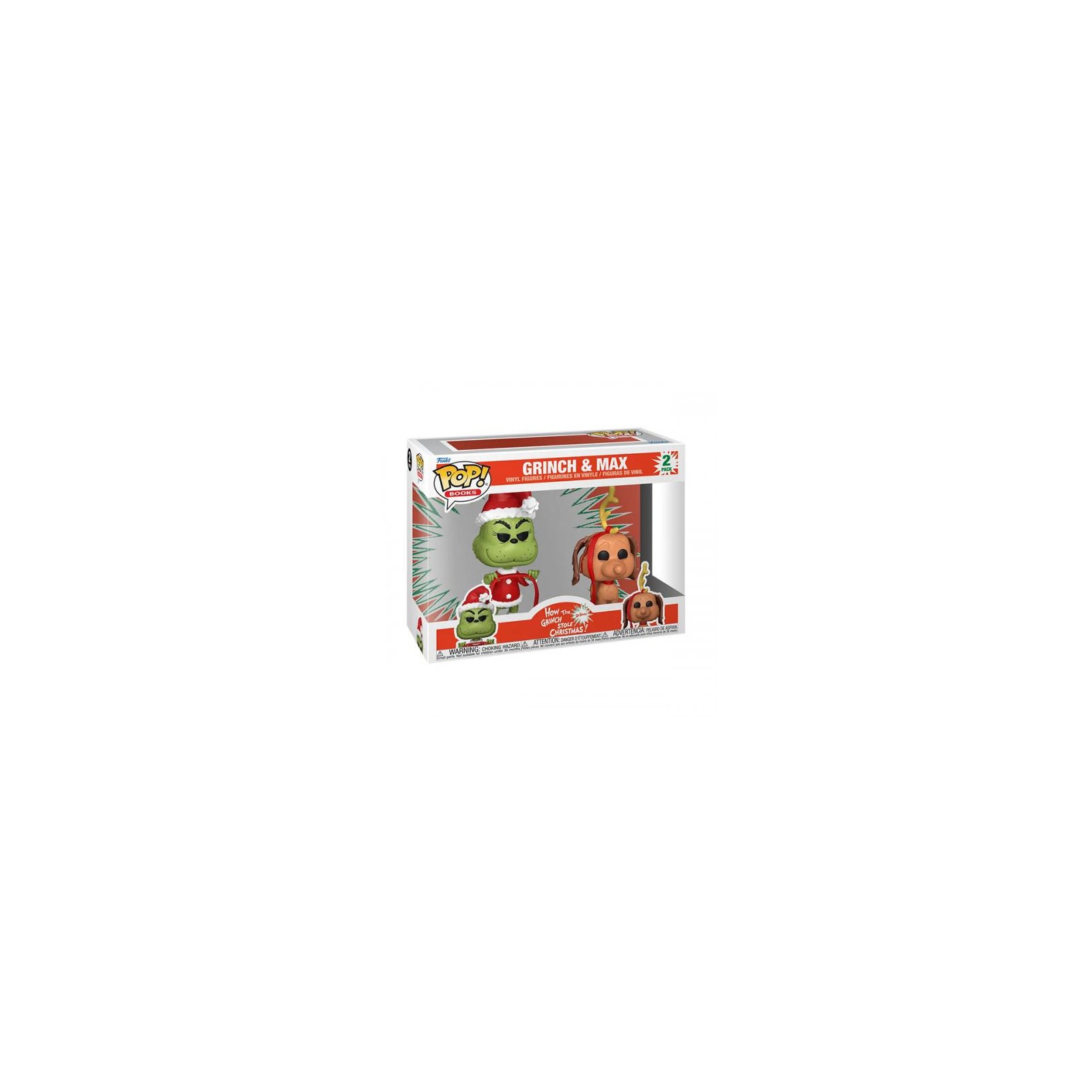 Funko POP! How The Grinch Stole Xmas: Grinch & Max 2PK