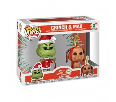 Funko POP! How The Grinch Stole Xmas: Grinch & Max 2PK