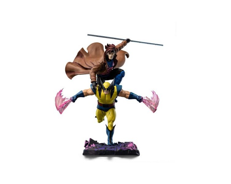 ST Marvel Deluxe Art Scale X-Men 97 Gambit/Wolverine 29cm