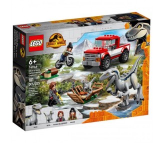 76946 Lego Jurassic World Cattura Velociraptor Blue e Beta