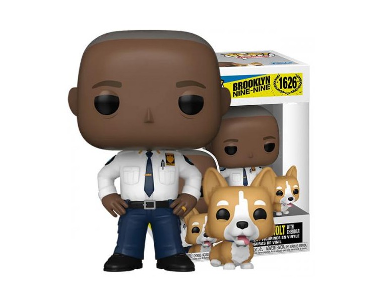 Funko POP! Brooklyn Nine-Nine: Cap Ray Holt w/Cheddar (1626)