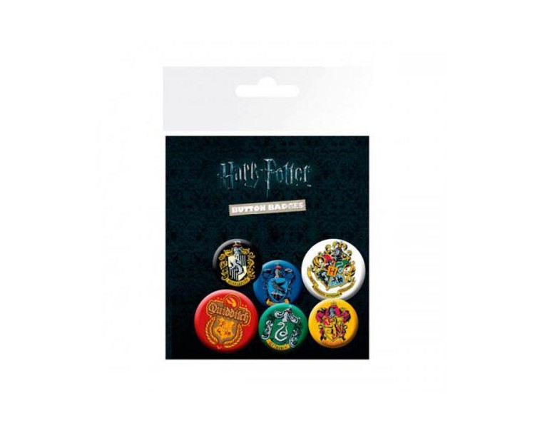 Harry Potter Pin Spilla Badge Pack: Crests 3cm