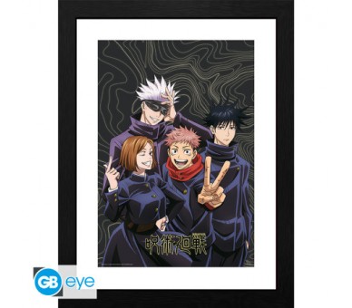 Jujutsu Kaisen Framed Print: Team picture (30x40)