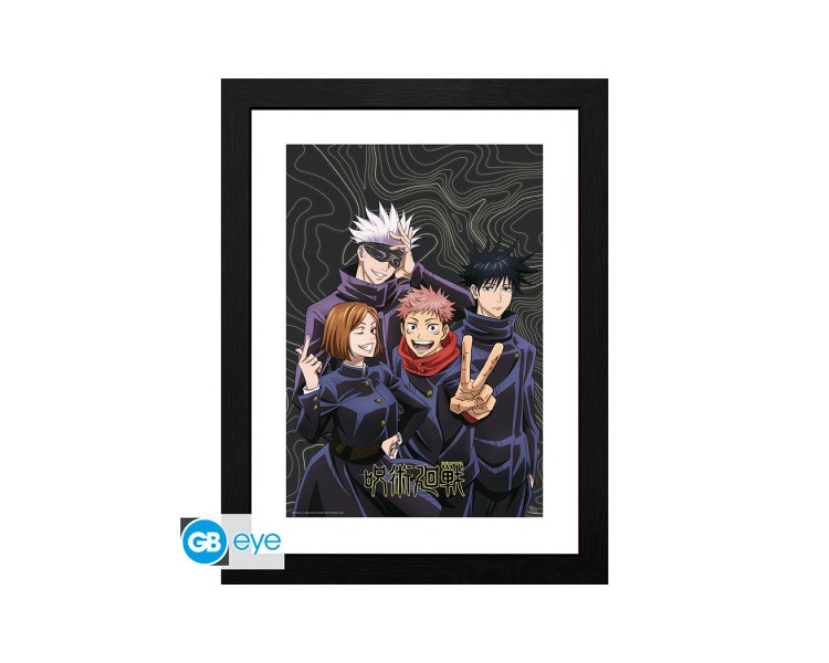 Jujutsu Kaisen Framed Print: Team picture (30x40)