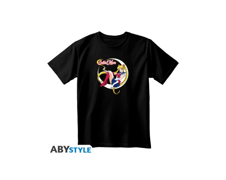 Sailor Moon T-Shirt (M) Unisex Black: Sailor Moon