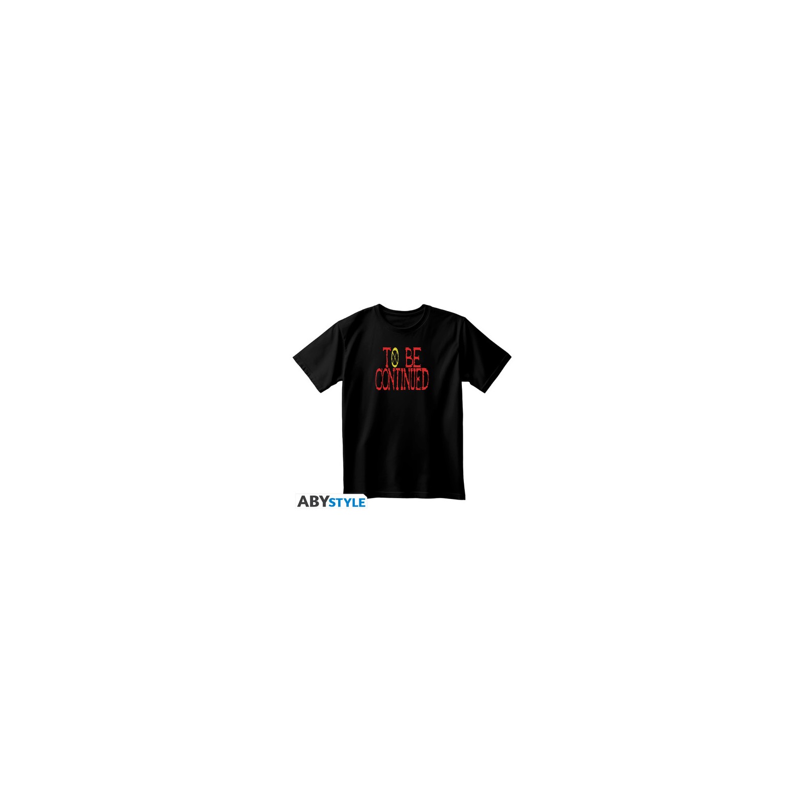 One Piece T-Shirt (M) Unisex Black: To Be Continued