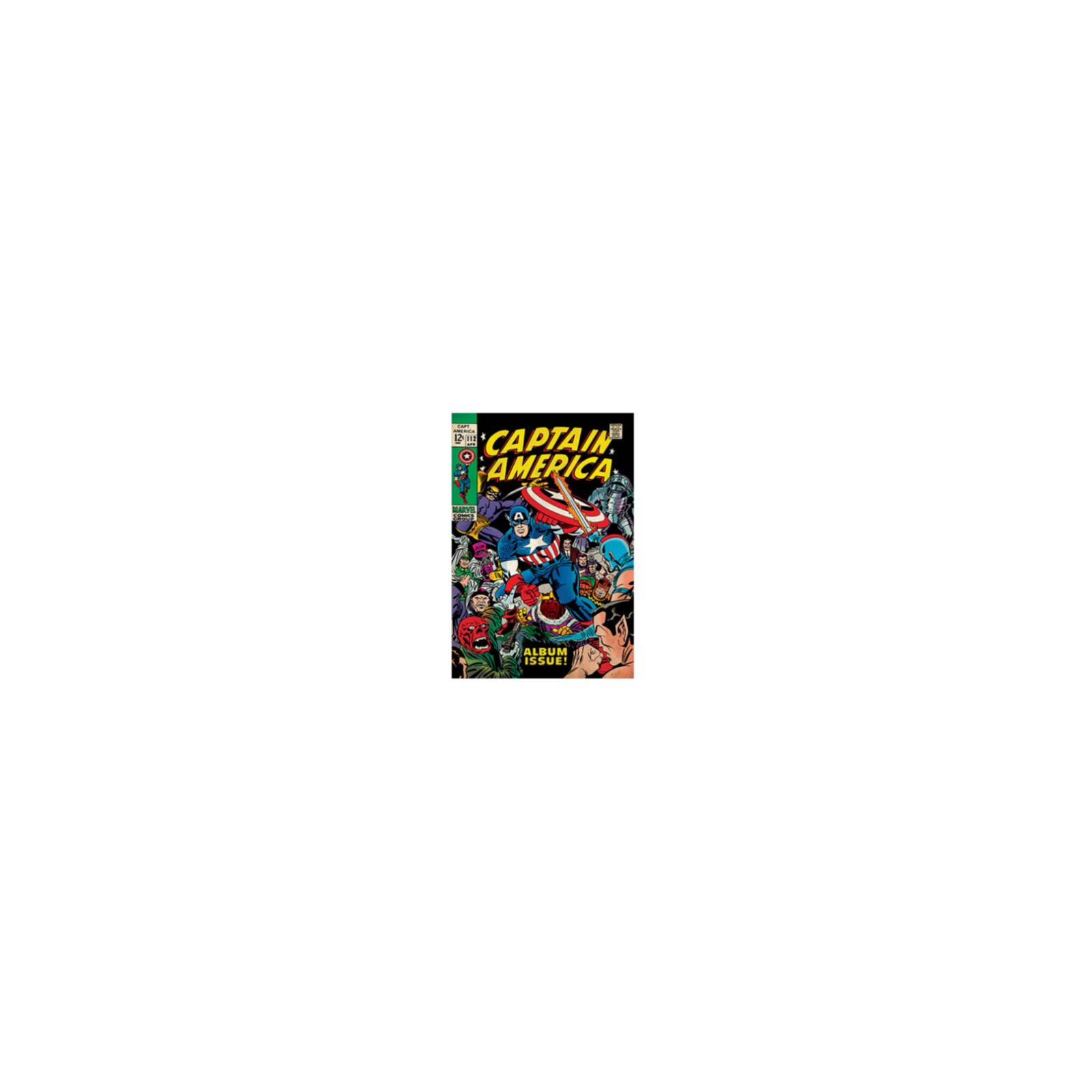 Marvel Comics Puzzle 3D Lenticolare Captain America 300pz