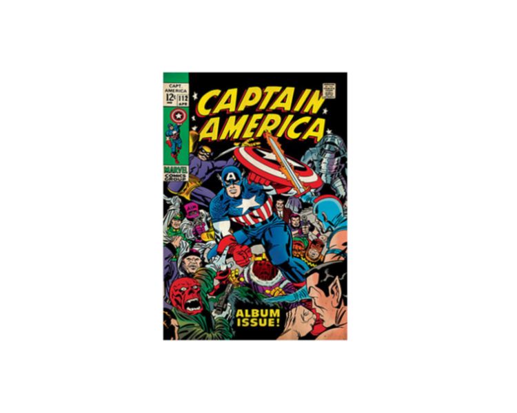 Marvel Comics Puzzle 3D Lenticolare Captain America 300pz