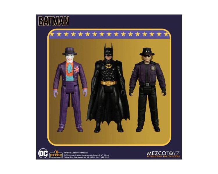 AF Set 3 Figure Batman 1989 5 Points 9cm