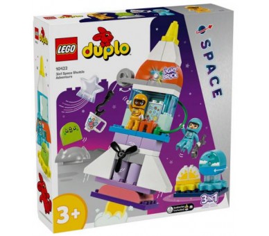 10422 Lego Duplo Town Avventura dello Space Shuttle 3 in 1