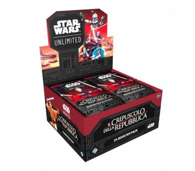 Star Wars Box 24 Buste Crepuscolo della Repubblica Booster