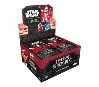 Star Wars Box 24 Buste Twilight of the Republic Booster ENG