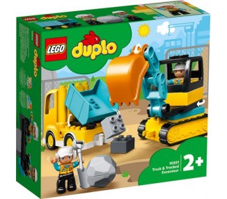 10931 Lego Duplo Town Camion e Scavatrice Cingolata