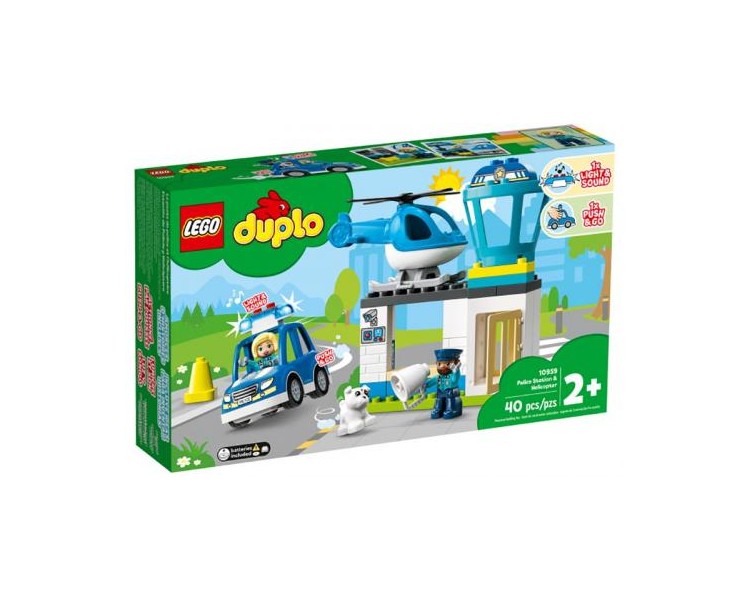 10959 Lego Duplo Stazione di Polizia ed Elicottero