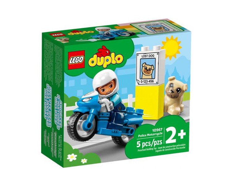 10967 Lego Duplo Motocicletta della Polizia