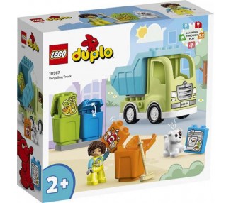 10987 Lego Duplo Town Camion Riciclaggio Rifiuti