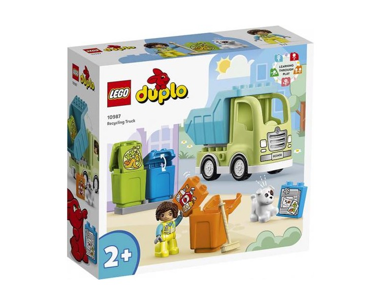 10987 Lego Duplo Town Camion Riciclaggio Rifiuti