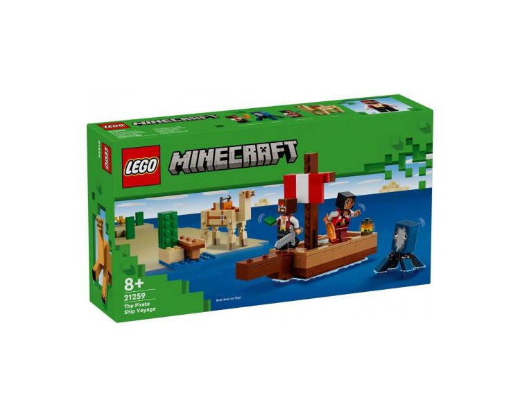 21259 Lego Minecraft il Viaggio del Galeone dei Pirati