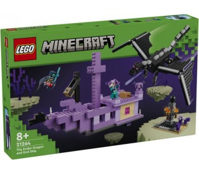 21264 Lego Minecraft l'Enderdrago e la Nave dell'End