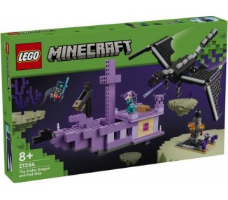 21264 Lego Minecraft l'Enderdrago e la Nave dell'End