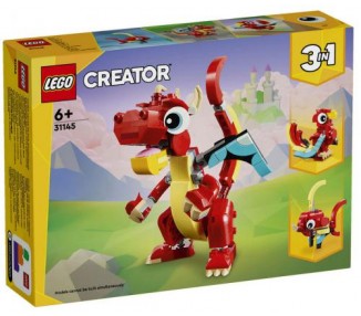 31145 Lego Creator Drago Rosso