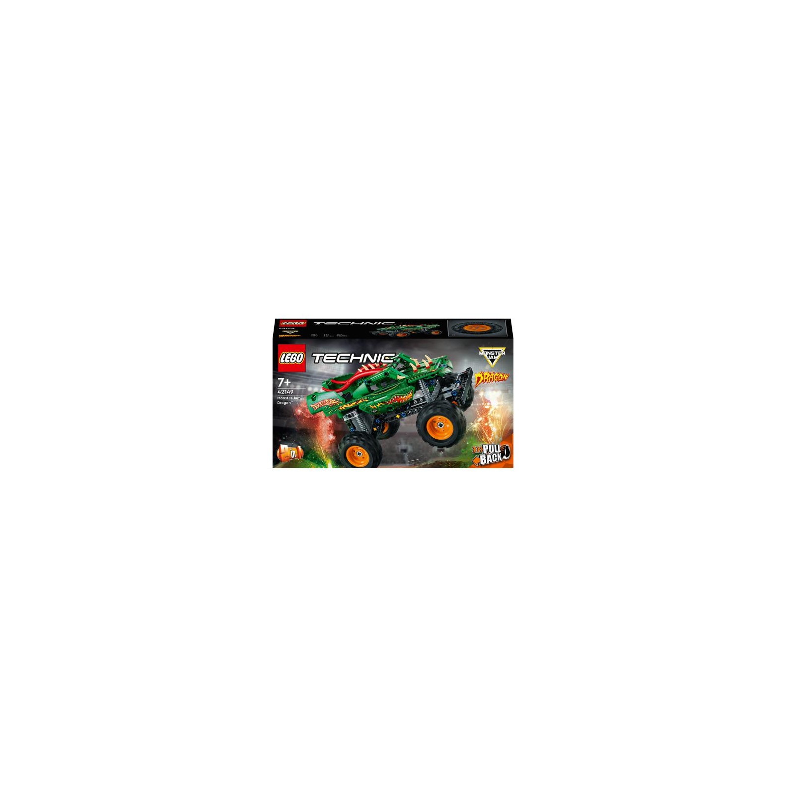 42149 Lego Technic Monster Jam Dragon