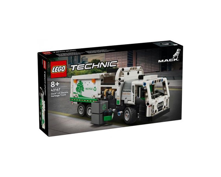 42167 Lego Technic Camion della Spazzatura Mack LR Electric