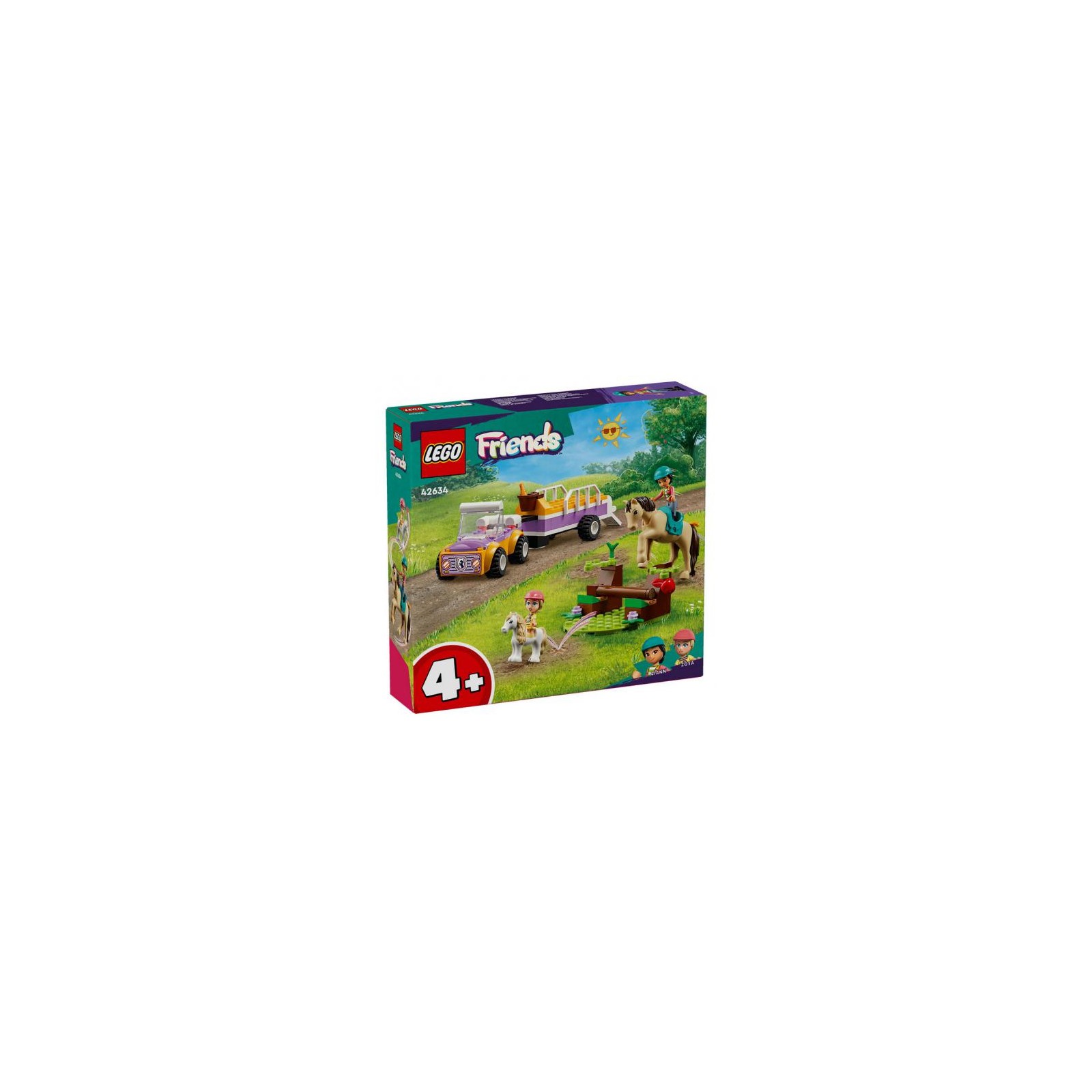 42634 Lego Friends Rimorchio con Cavallo e Pony