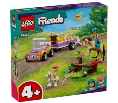 42634 Lego Friends Rimorchio con Cavallo e Pony