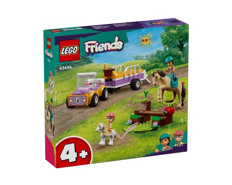 42634 Lego Friends Rimorchio con Cavallo e Pony