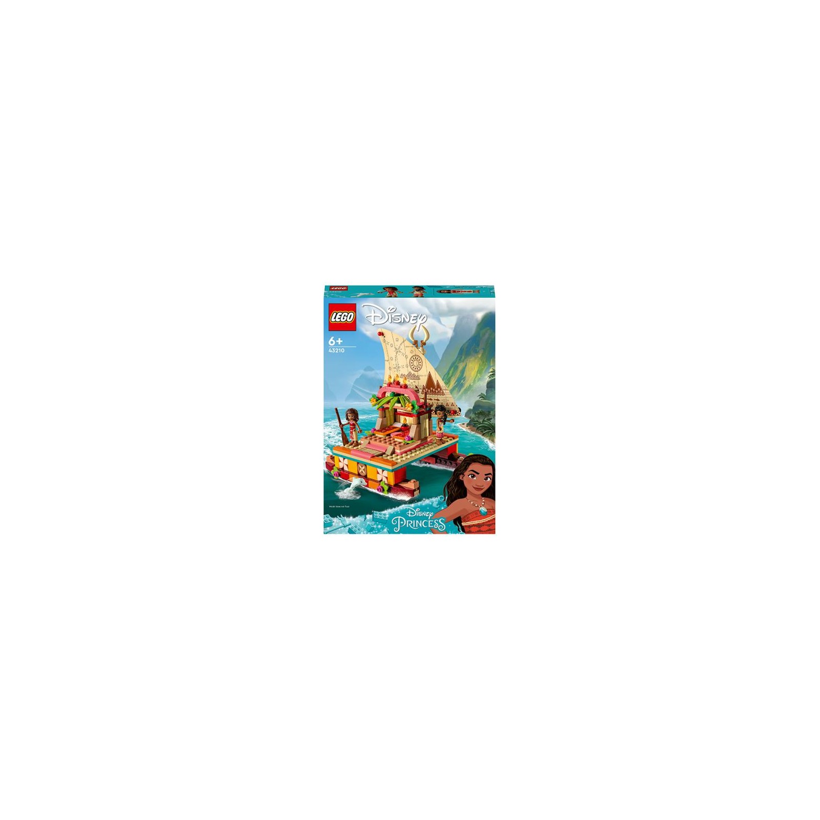 43210 Lego Disney Princess la Barca a Vela di Moana