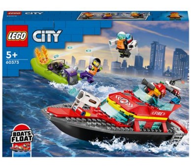 60373 Lego City Fire Barca di Soccorso Antincendio