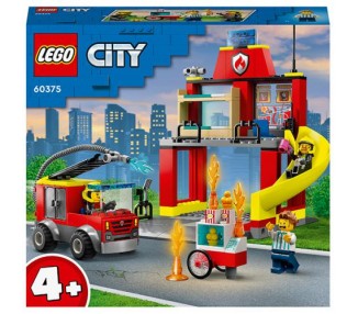 60375 Lego City Fire Caserma dei Pompieri e Autopompa