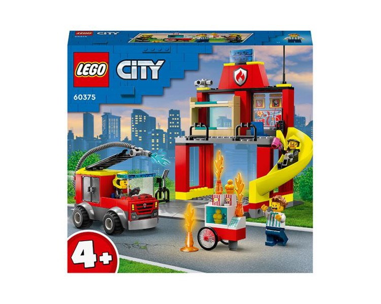 60375 Lego City Fire Caserma dei Pompieri e Autopompa