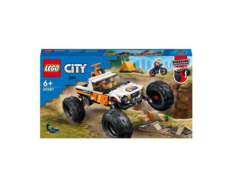 60387 Lego City Great Vehicles Avventure sul Fuoristrada 4x4