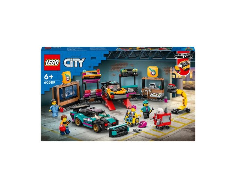 60389 Lego City Great Vehicles Garage Auto Personalizzato