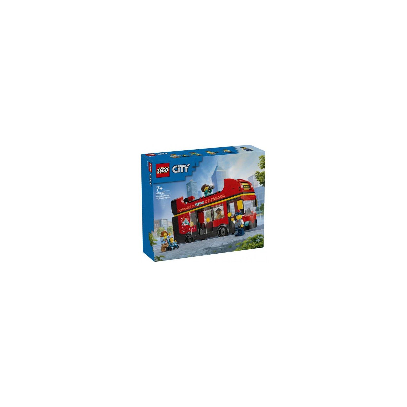 60407 Lego City Autobus Turistico Rosso a Due Piani