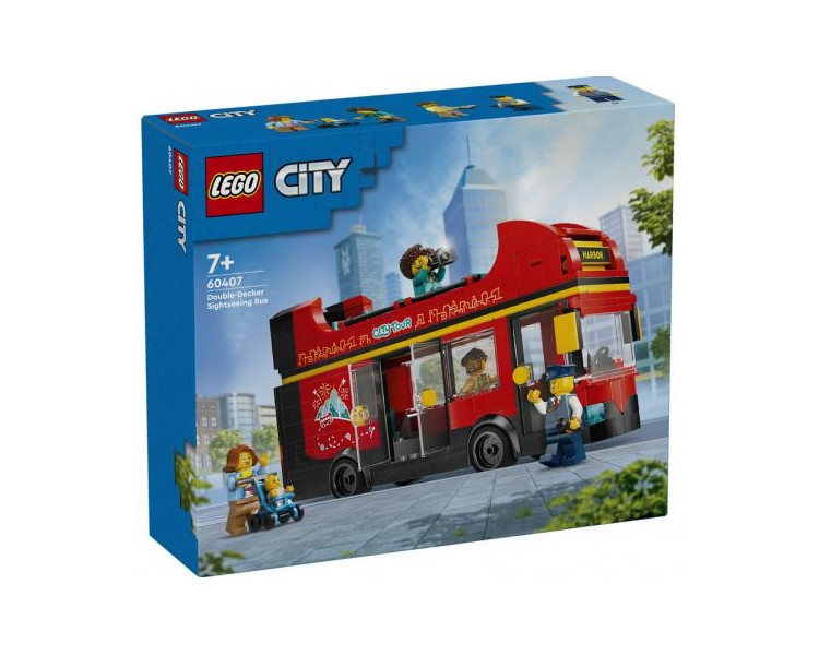 60407 Lego City Autobus Turistico Rosso a Due Piani