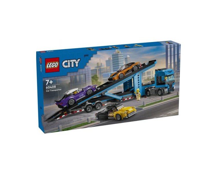 60408 Lego City Camion Trasportatore con Auto Sportive