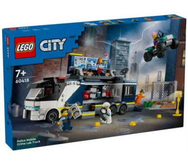 60418 Lego City Camion Laboratorio Mobile della Polizia