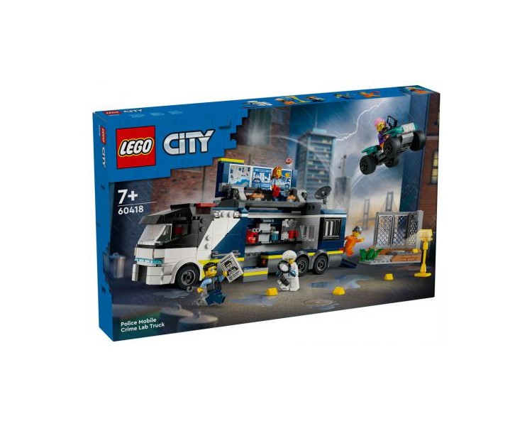 60418 Lego City Camion Laboratorio Mobile della Polizia